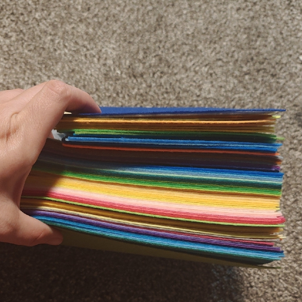Multicolor Felt Sheets 60 8x11.5 And 17 6x6